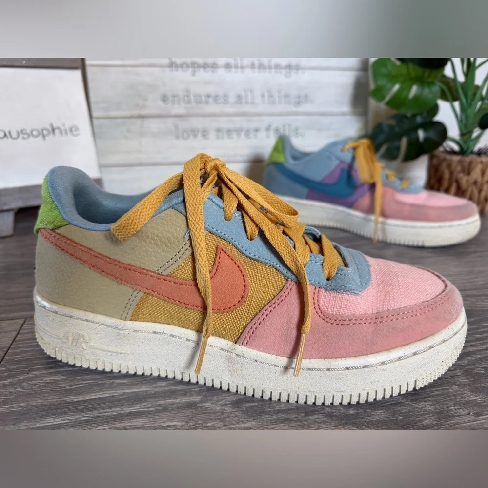 Nike Air Force 1 Low '07 LV8 Next Nature 'Sun Club' Multi-colored Sneaker. 5.5Y